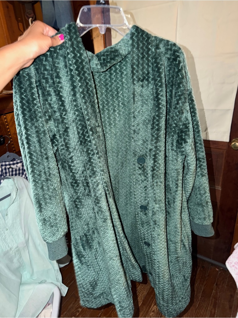Berkshire Deep Green Textured Trench Coat